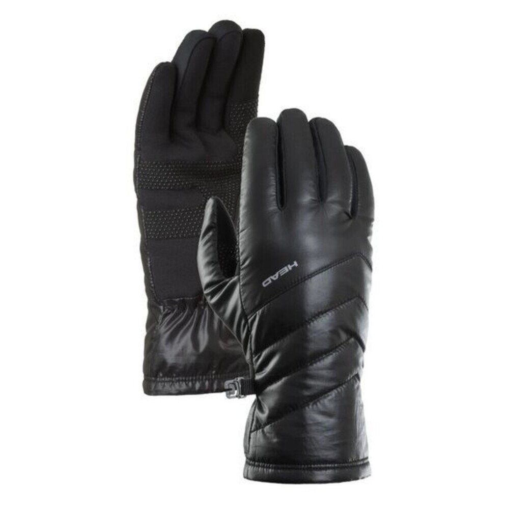 Head Quilted Black Winter Gloves S/P Women's Insulated Waterproof n1242